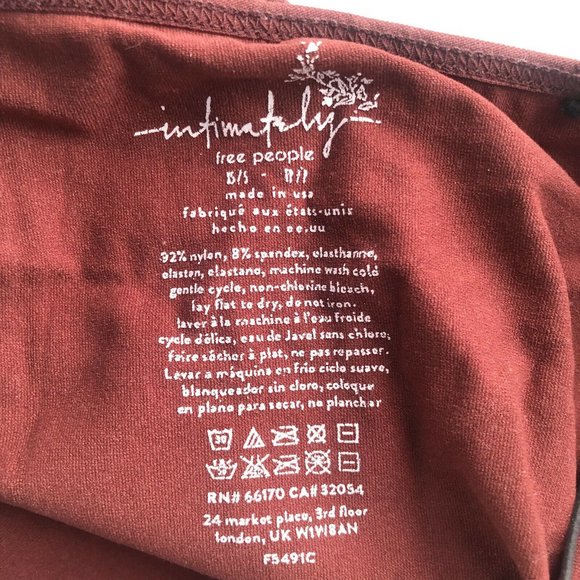 Free People X REVOLVE Brami Skinny Strap Tank Top Cappuccino XS/S NWOT $20 - Picture 4 of 5